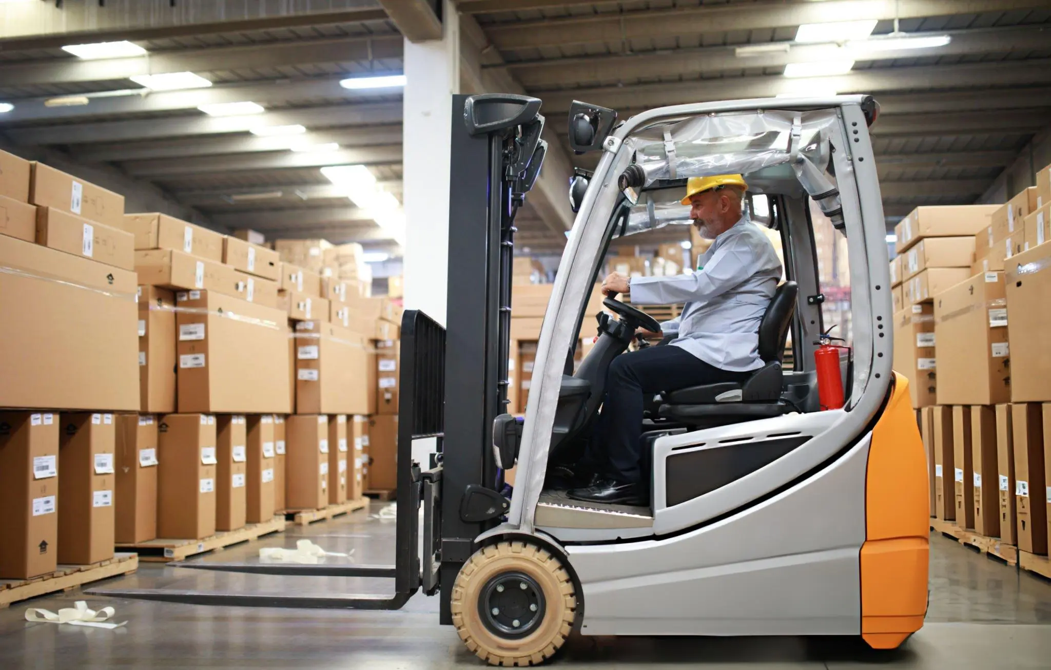 electric forklifts