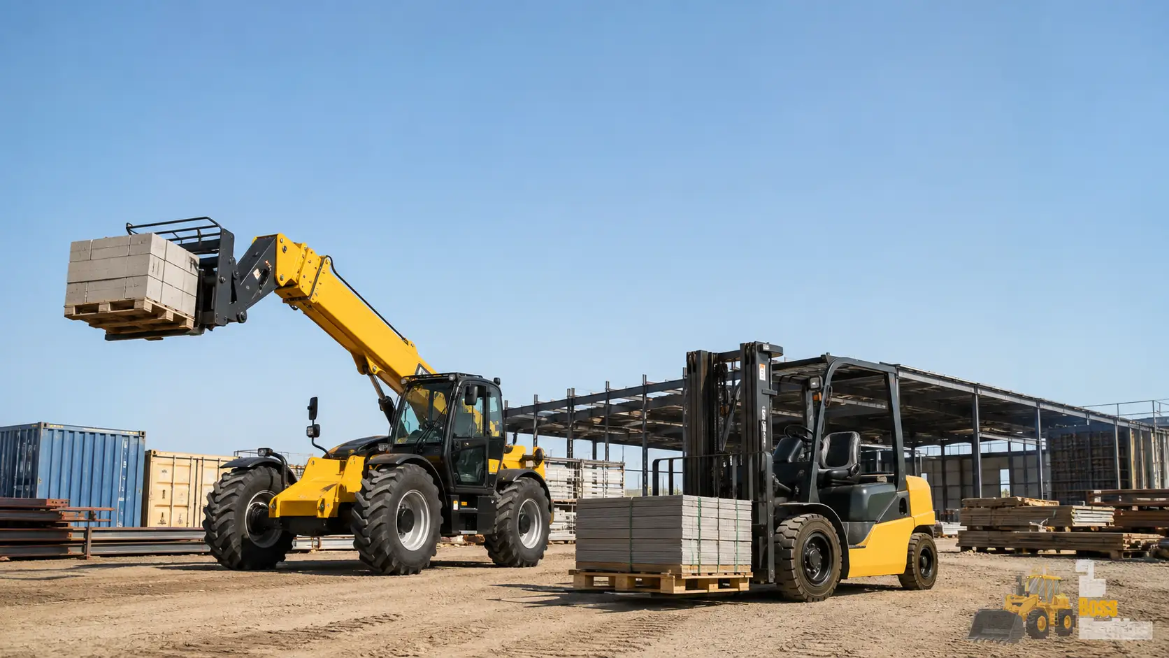 Telehandlers vs Forklifts